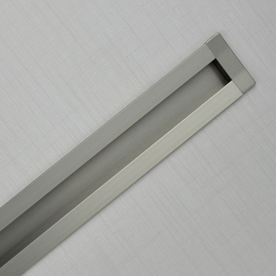 SMART RECESSED PULL Centers 6 1-4" Stainless Steel