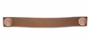 GARAGE PULL Centers 8 7-8" Brown Leather